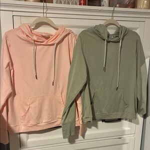 Burnside Ladies HoodedSweater Set- M